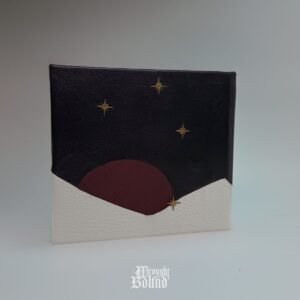 Foldover Cover Leather Bound Book